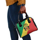 Republique du Congo Shoulder Handbag Coat Of Arms African Pattern - African Pride