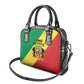 Republique du Congo Shoulder Handbag Coat Of Arms African Pattern - African Pride