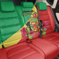 Personalized Congo-Brazzaville National Day Back Car Seat Cover Coat Of Arms With Map - African Pride