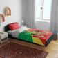 Personalized Congo-Brazzaville National Day Bedding Set Coat Of Arms With Map - African Pride