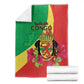 Personalized Congo-Brazzaville National Day Blanket Coat Of Arms With Map - African Pride