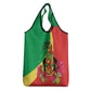 Personalized Congo-Brazzaville National Day Grocery Bag Coat Of Arms With Map - African Pride