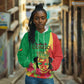 Personalized Congo-Brazzaville National Day Hoodie Coat Of Arms With Map - African Pride