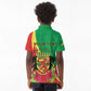 Personalized Congo-Brazzaville National Day Kid Polo Shirt Coat Of Arms With Map - African Pride