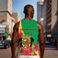 Personalized Congo-Brazzaville National Day Men Tank Top Coat Of Arms With Map - African Pride