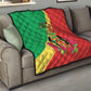 Personalized Congo-Brazzaville National Day Quilt Coat Of Arms With Map - African Pride