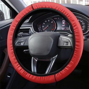 Congo-Brazzaville National Day Steering Wheel Cover Coat Of Arms With Map - African Pride