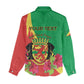 Personalized Congo-Brazzaville National Day Women Casual Shirt Coat Of Arms With Map - African Pride