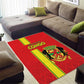 Republique du Congo Football Area Rug Go Ba Diabulu ya Mbwaki Red Color - African Pride