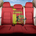 Republique du Congo Football Back Car Seat Cover Go Ba Diabulu ya Mbwaki Red Color - African Pride