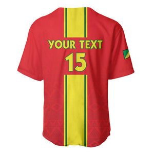 Custom Republique du Congo Football Baseball Jersey Go Ba Diabulu ya Mbwaki Red Color - African Pride