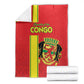 Republique du Congo Football Blanket Go Ba Diabulu ya Mbwaki Red Color - African Pride