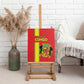 Republique du Congo Football Canvas Wall Art Go Ba Diabulu ya Mbwaki Red Color - African Pride