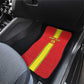 Republique du Congo Football Car Mats Go Ba Diabulu ya Mbwaki Red Color - African Pride