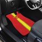 Republique du Congo Football Car Mats Go Ba Diabulu ya Mbwaki Red Color - African Pride