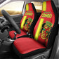 Republique du Congo Football Car Seat Cover Go Ba Diabulu ya Mbwaki Red Color - African Pride