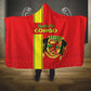 Republique du Congo Football Hooded Blanket Go Ba Diabulu ya Mbwaki Red Color - African Pride