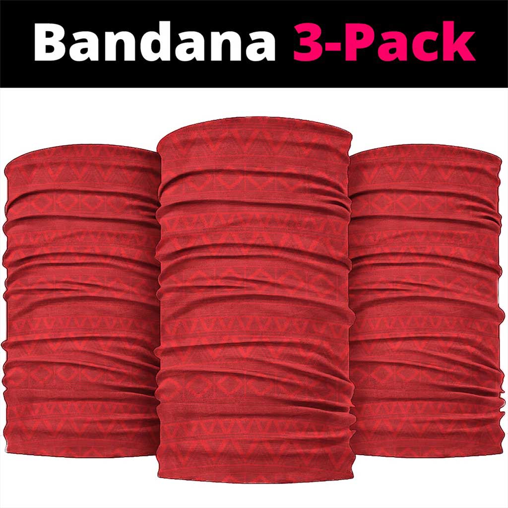 Republique du Congo Football Neck Gaiter Go Ba Diabulu ya Mbwaki Red Color - African Pride
