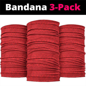 Republique du Congo Football Neck Gaiter Go Ba Diabulu ya Mbwaki Red Color - African Pride