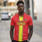 Custom Republique du Congo Football Polo Shirt Go Ba Diabulu ya Mbwaki Red Color - African Pride
