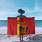 Republique du Congo Football Sarong Go Ba Diabulu ya Mbwaki Red Color - African Pride