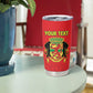 Custom Republique du Congo Football Tumbler Cup Go Ba Diabulu ya Mbwaki Red Color - African Pride