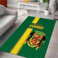 Republique du Congo Football Area Rug Go Ba Diabulu ya Mbwaki Green Color - African Pride
