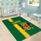 Republique du Congo Football Area Rug Go Ba Diabulu ya Mbwaki Green Color - African Pride
