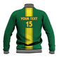 Custom Republique du Congo Football Baseball Jacket Go Ba Diabulu ya Mbwaki Green Color - African Pride