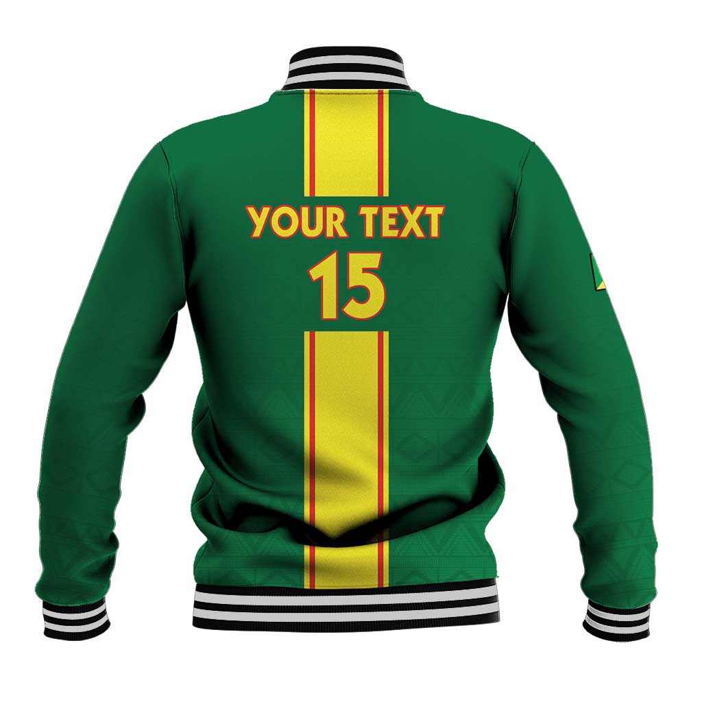Custom Republique du Congo Football Baseball Jacket Go Ba Diabulu ya Mbwaki Green Color - African Pride