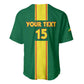 Custom Republique du Congo Football Baseball Jersey Go Ba Diabulu ya Mbwaki Green Color - African Pride