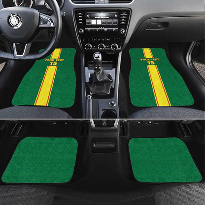 Republique du Congo Football Car Mats Go Ba Diabulu ya Mbwaki Green Color - African Pride