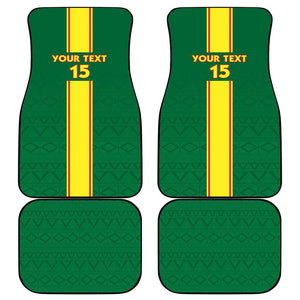 Republique du Congo Football Car Mats Go Ba Diabulu ya Mbwaki Green Color - African Pride