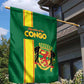 Republique du Congo Football Garden Flag Go Ba Diabulu ya Mbwaki Green Color - African Pride