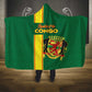 Republique du Congo Football Hooded Blanket Go Ba Diabulu ya Mbwaki Green Color - African Pride