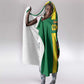 Republique du Congo Football Hooded Blanket Go Ba Diabulu ya Mbwaki Green Color - African Pride