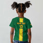 Custom Republique du Congo Football Kid T shirt Go Ba Diabulu ya Mbwaki Green Color - African Pride