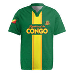 Custom Republique du Congo Football Rugby Jersey Go Ba Diabulu ya Mbwaki Green Color - African Pride