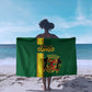Republique du Congo Football Sarong Go Ba Diabulu ya Mbwaki Green Color - African Pride