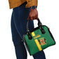 Republique du Congo Football Shoulder Handbag Go Ba Diabulu ya Mbwaki Green Color - African Pride
