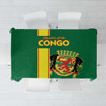 Republique du Congo Football Tablecloth Go Ba Diabulu ya Mbwaki Green Color - African Pride