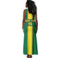 Custom Republique du Congo Football Tank Maxi Dress Go Ba Diabulu ya Mbwaki Green Color - African Pride