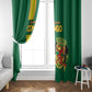 Republique du Congo Football Window Curtain Go Ba Diabulu ya Mbwaki Green Color - African Pride