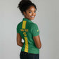 Custom Republique du Congo Football Women Polo Shirt Go Ba Diabulu ya Mbwaki Green Color - African Pride