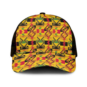 African Emaa Da Kente Pattern Baseball Net Cap - African Pride