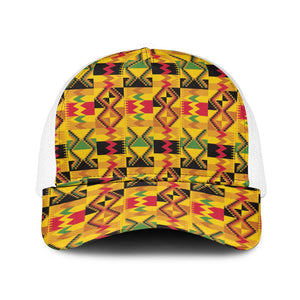 African Emaa Da Kente Pattern Baseball Net Cap - African Pride