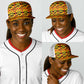 African Emaa Da Kente Pattern Baseball Net Cap - African Pride