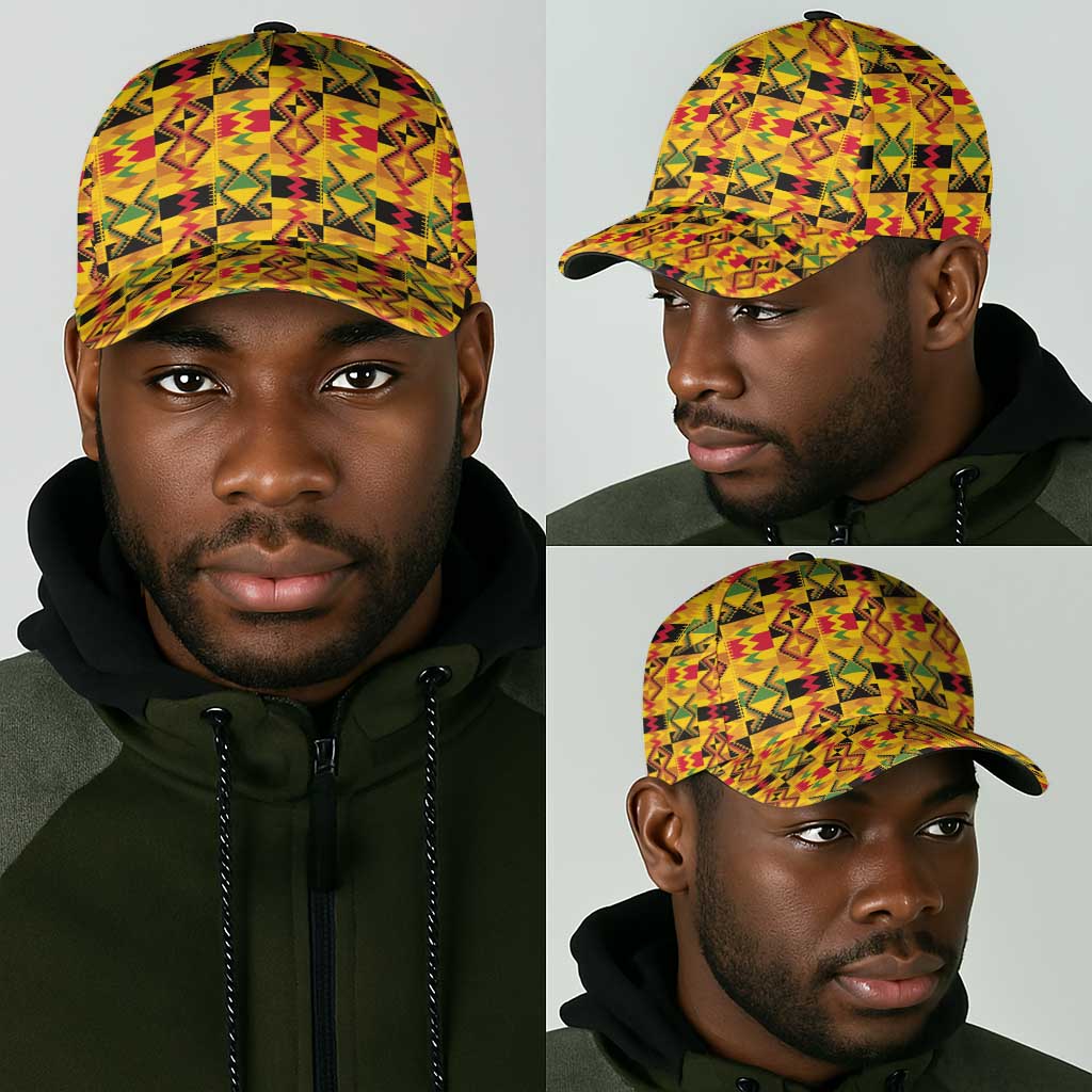 African Emaa Da Kente Pattern Classic Cap - African Pride