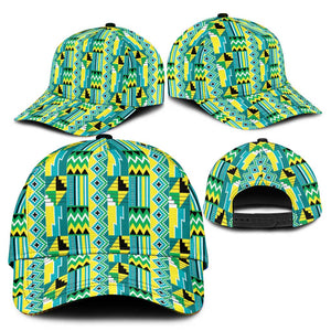 African Nkyinkyin Kente Pattern Classic Cap - African Pride