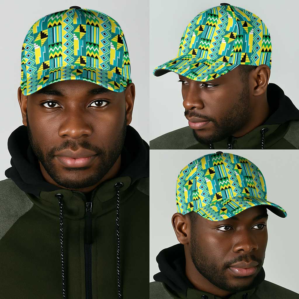African Nkyinkyin Kente Pattern Classic Cap - African Pride